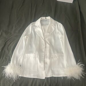 Nadine Merabi Darcie White Pajamas